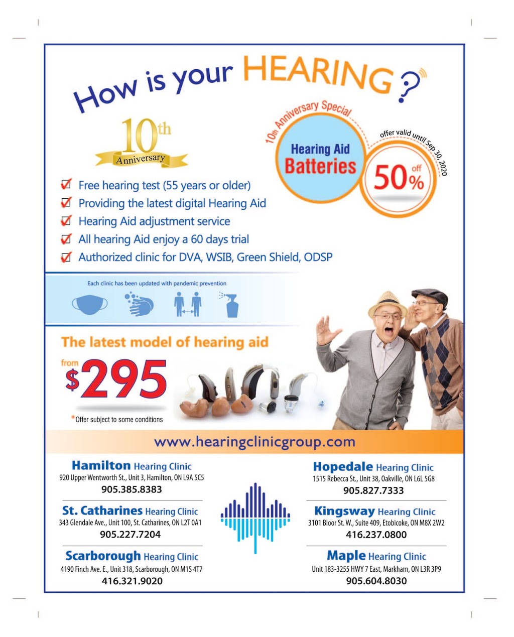 Kingsway Hearing Clinic | 3101 Bloor St W, Etobicoke, ON M8X 2W2, Canada | Phone: (416) 237-0800