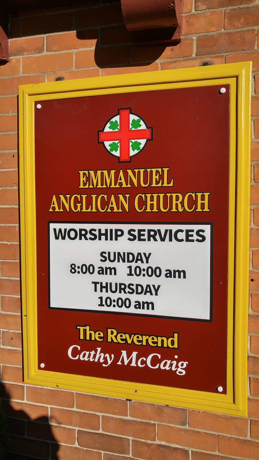 Emmanuel Anglican Church | 287 Harrington St, Arnprior, ON K7S 2V2, Canada | Phone: (613) 623-2554