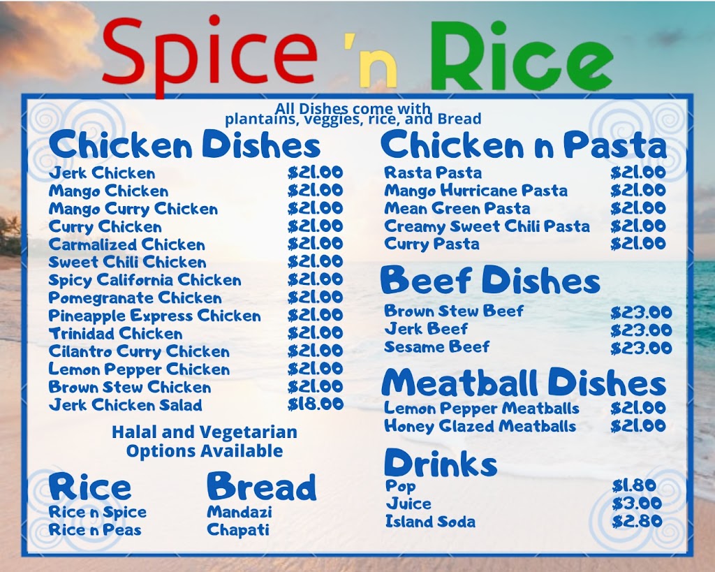 Spice N Rice | 20020 Lessard Rd NW, Edmonton, AB T6M 0T9, Canada | Phone: (780) 616-3364