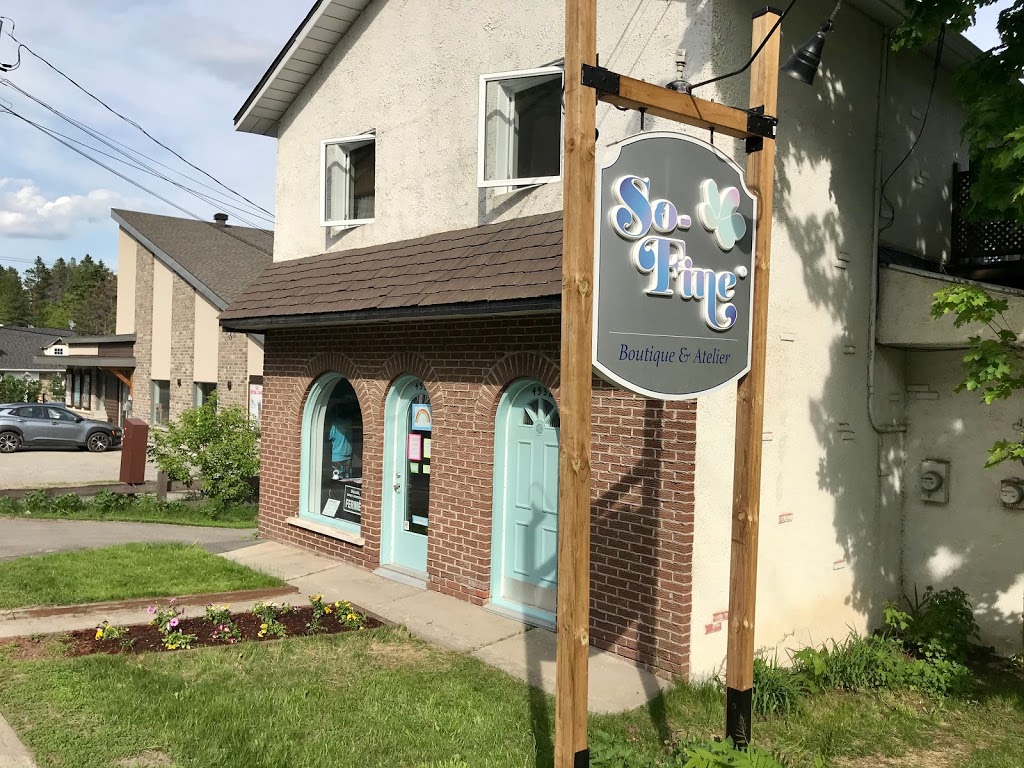 So-Fine® Boutique & Atelier | 453 Chemin Pierre Péladeau, Sainte-Adèle, QC J8B 1Z3, Canada | Phone: (450) 745-4447