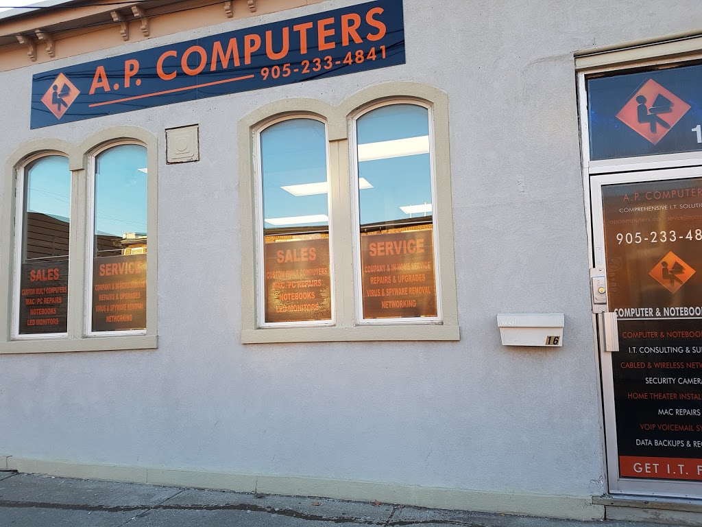 A.P. Computers | 16 Temperance St, Bowmanville, ON L1C 3A4, Canada | Phone: (905) 233-4841