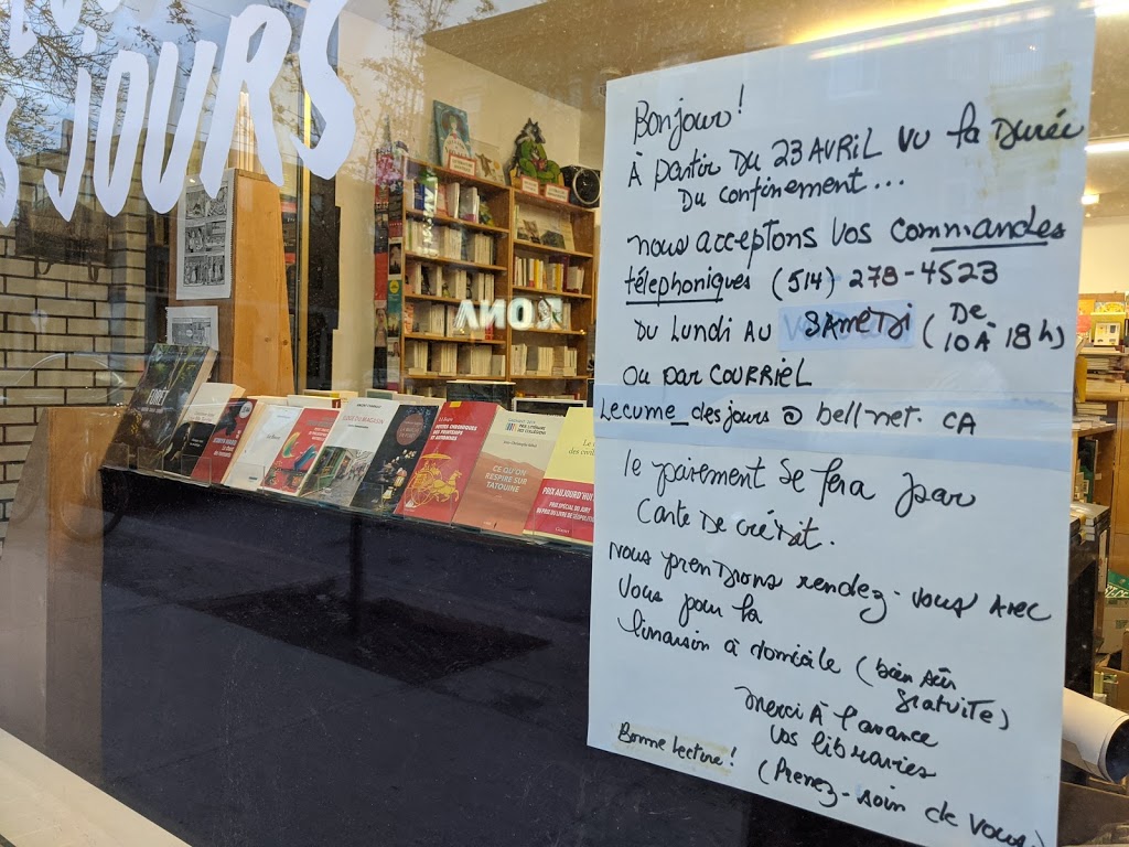 Librairie LÉcume Des Jours | 420 Rue Villeray, Montréal, QC H2R 1H2, Canada | Phone: (514) 278-4523