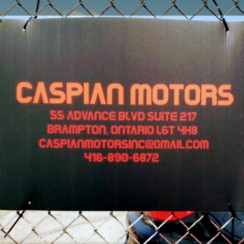 Caspian Motors | 55 Advance Blvd suite 217, Brampton, ON L6T 4H8, Canada | Phone: (416) 890-6872