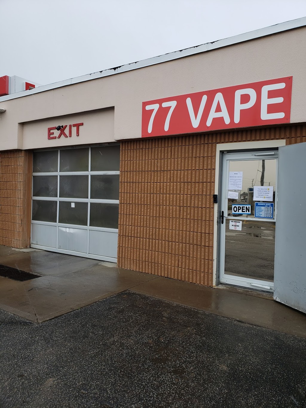 77 Vape leamington | Beside Carwash Exit door, 1 Wilkinson Dr Unit B, Leamington, ON N8H 1A1, Canada | Phone: (519) 326-7907