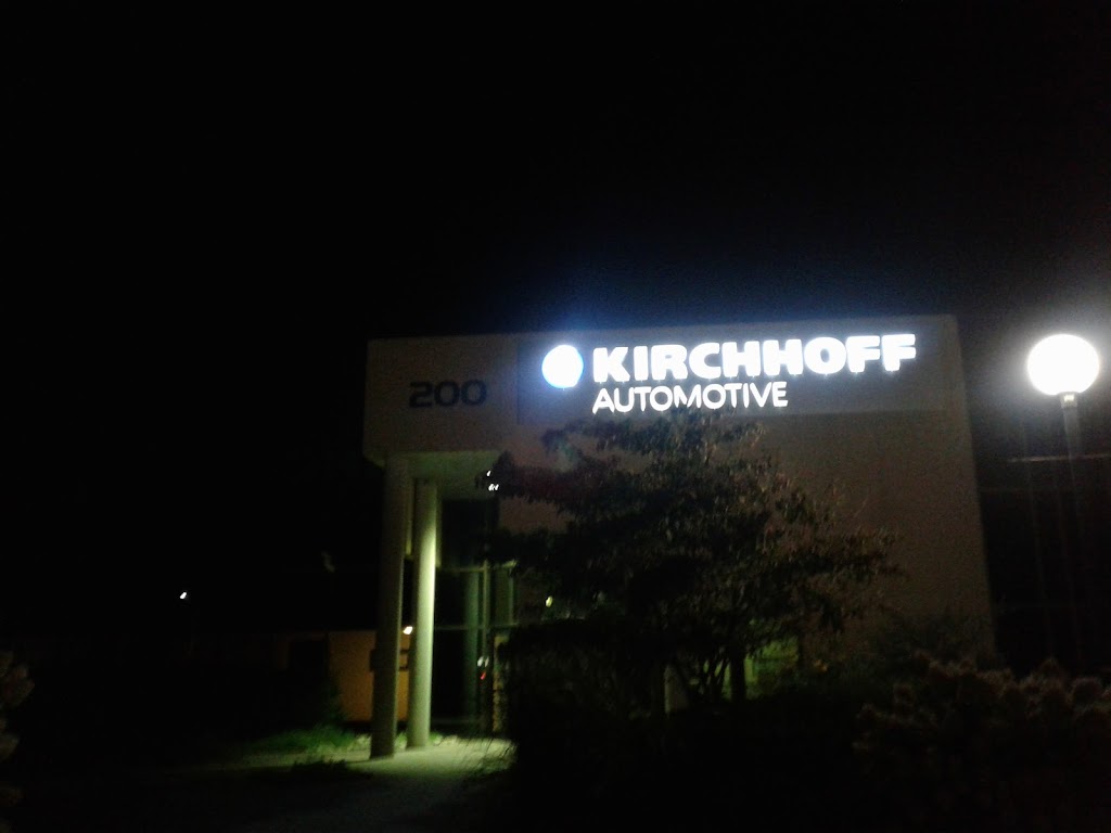 Kirchhoff Automotive | 200 Vandorf Sideroad, Aurora, ON L4G 0A2, Canada | Phone: (905) 727-8585