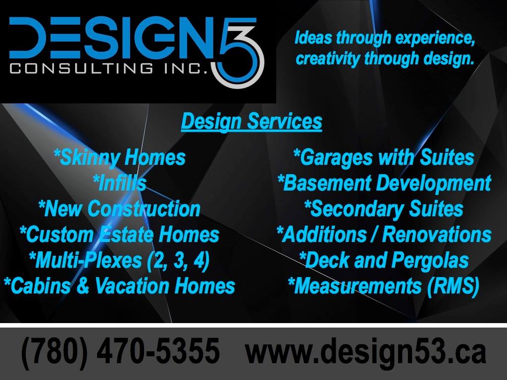 Design 53 Consulting Inc. | 8 Riel Dr #9, St. Albert, AB T8N 3Z7, Canada | Phone: (780) 470-5355