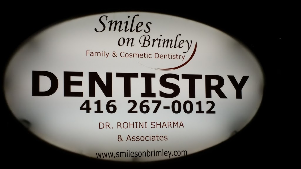 Smiles On Brimley - Dr. Rohini Sharma | 797 Brimley Rd, Scarborough, ON M1J 1C9, Canada | Phone: (416) 267-0012