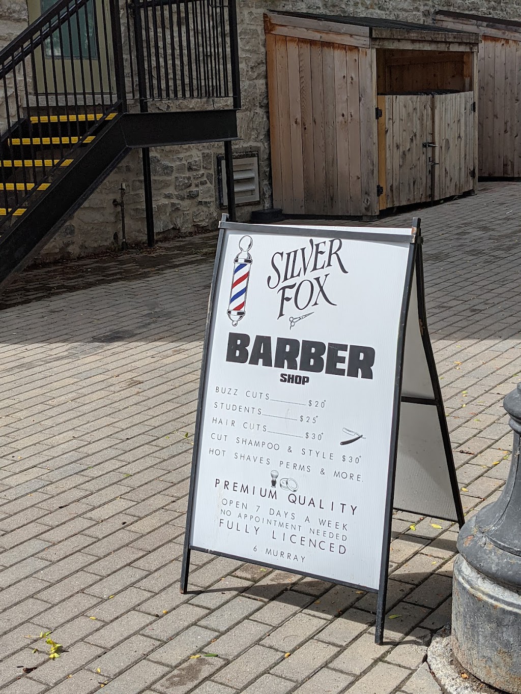 Silver Fox Barbershop | 6 Murray St, Ottawa, ON K1N 6Z4, Canada | Phone: (613) 680-2369