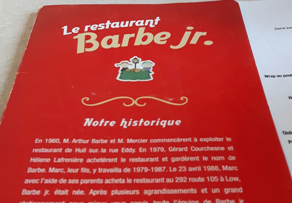 Barbe Jr | 292 Route 105, Low, QC J0X 2C0, Canada | Phone: (819) 422-3661