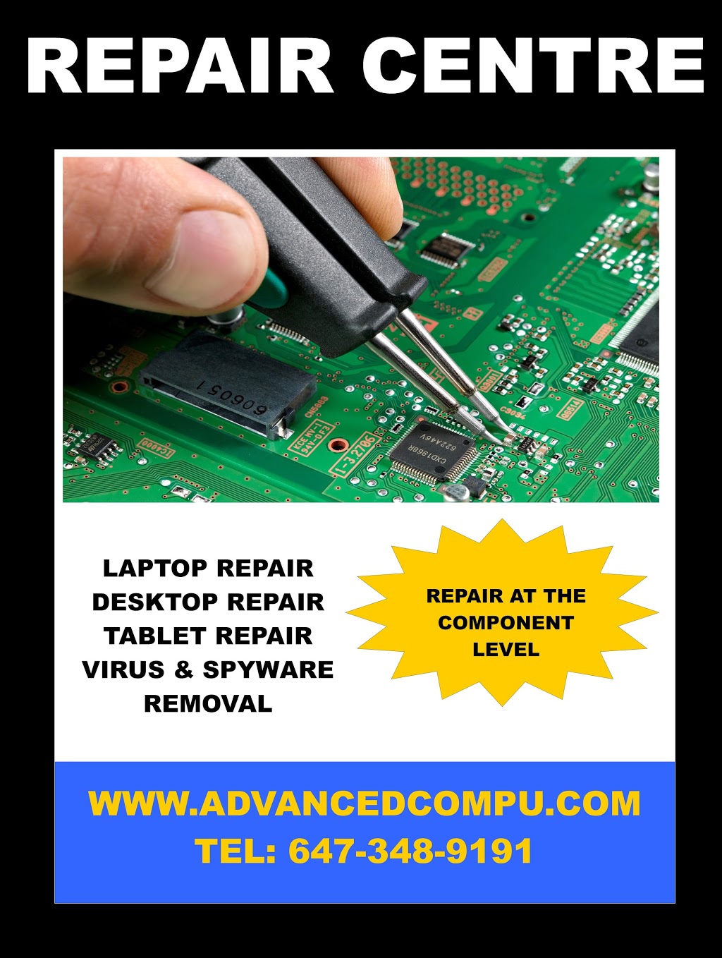 Advanced Computers | 12 Vulcan St, Etobicoke, ON M9W 1L2, Canada | Phone: (647) 348-9191