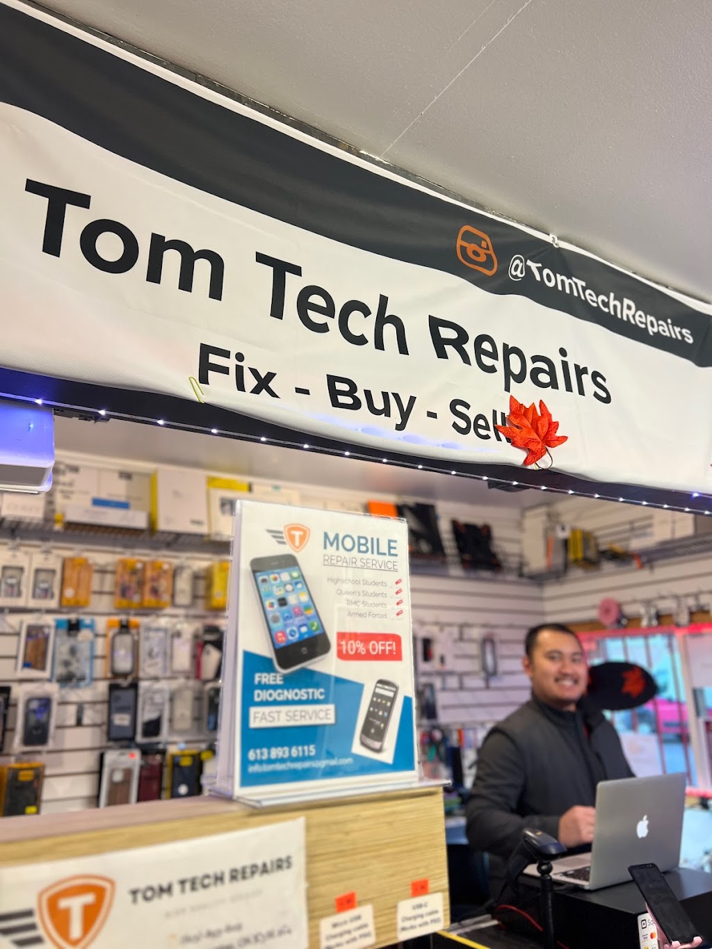 Tom Tech Repairs | 753 King St W, Kingston, ON K7M 2G4, Canada | Phone: (613) 893-6115