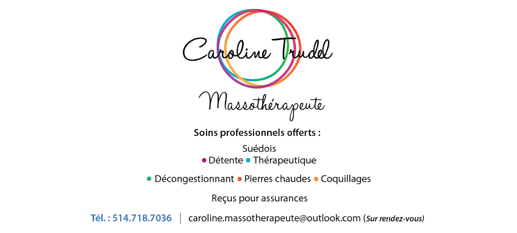 Massothérapie Caroline M. Trudel | 42 Rue Pâquette, Saint-Liboire, QC J0H 1R0, Canada | Phone: (514) 718-7036