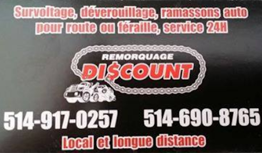 Remorquage Discount | 590 Av. George-V, Lachine, QC H8S 2R7, Canada | Phone: (514) 917-0257