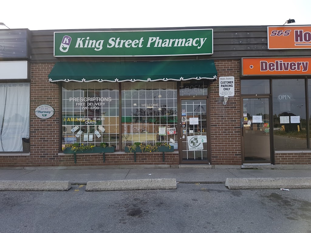 King Street Pharmacy | 621 King E, Oshawa, ON L1H 1G3, Canada | Phone: (905) 720-3700