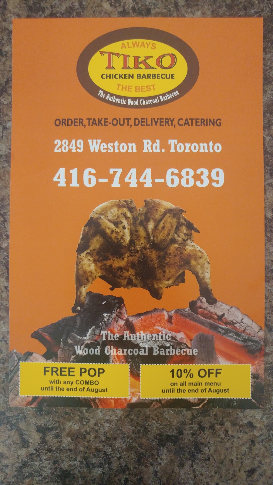 TIKO CHICKEN BARBECUE | 1606 Eglinton Ave W, York, ON M6E 2G8, Canada | Phone: (416) 744-6839