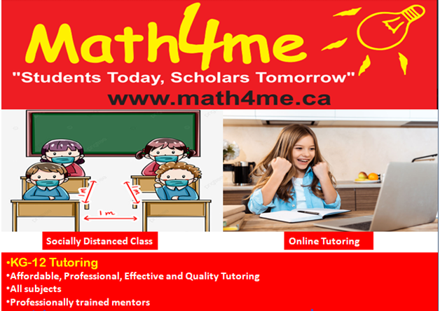 Math4me Mississauga Tutoring Centre | 3070B Hurontario St, Mississauga, ON L5B 1N7, Canada | Phone: (647) 493-4525