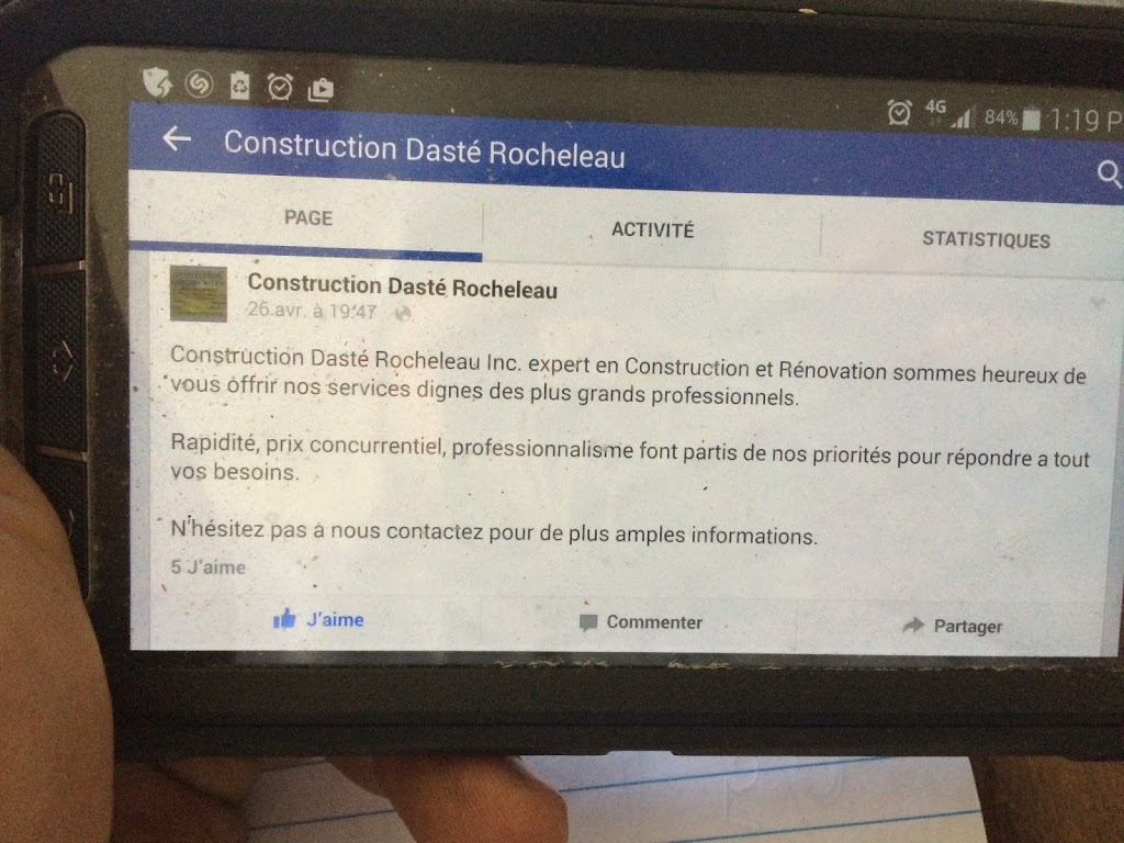 Dasté Construction Inc | 989 Rue Labossière, Saint-Jérôme, QC J5L 2C2, Canada | Phone: (450) 820-7721