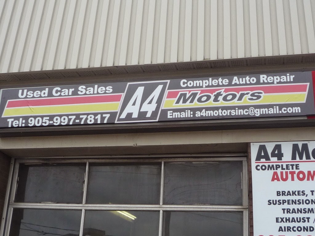 A4 Motors | 26 Queen St N, Mississauga, ON L5N 1A1, Canada | Phone: (905) 997-7817