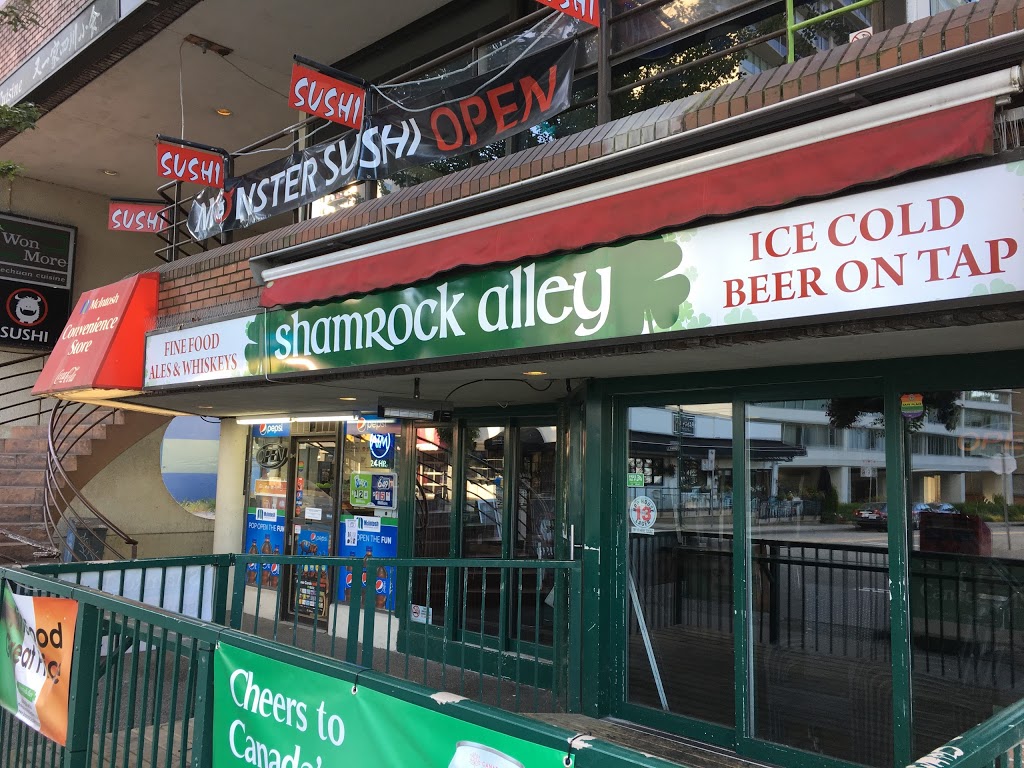 Shamrock Alley | 1184 Denman St #102, Vancouver, BC V6G 2M9, Canada | Phone: (604) 428-4414