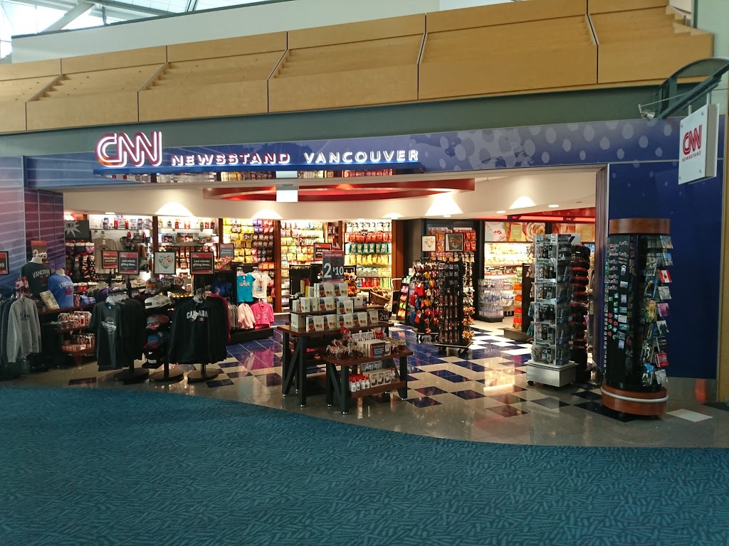 CNN Newsstand Vancouver | 3211 Grant McConachie Way Richmond BC V7B 1M8 Grant McConachie Way, Richmond, BC V7B 1M8, Canada | Phone: (604) 303-3304