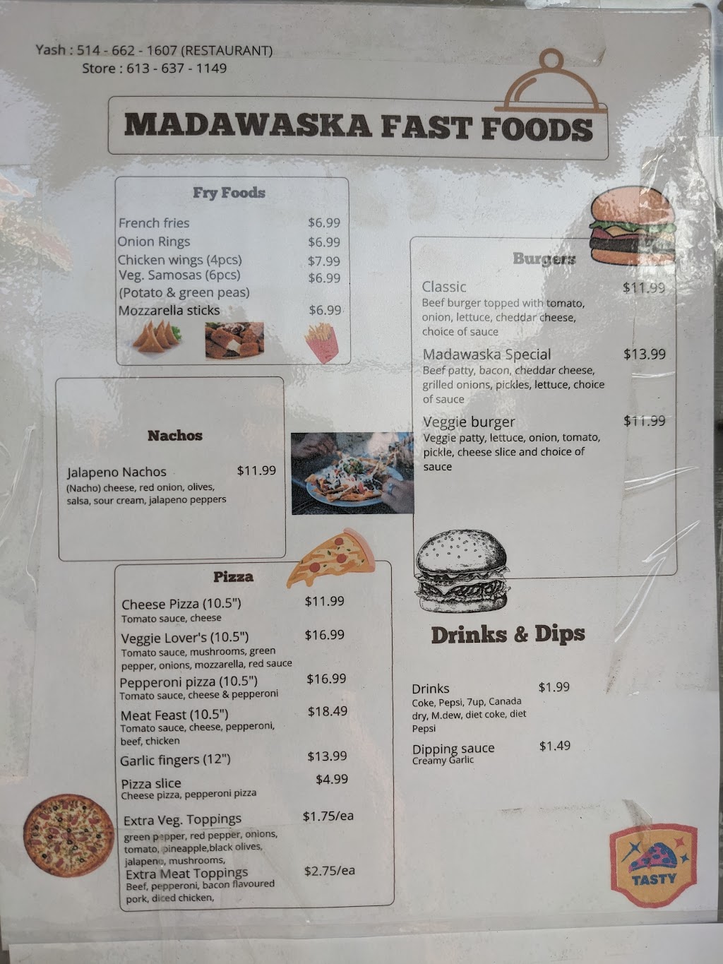 Madawaska Fast Foods | 25203 ON-60, Lake Saint Peter, ON K0L 2K0, Canada | Phone: (613) 637-1149