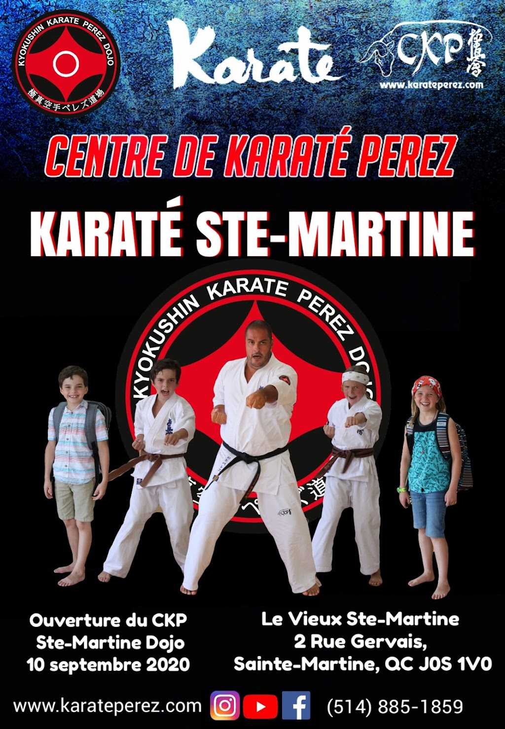 Karaté Ste-Martine | 2 Rue Gervais, Sainte-Martine, QC J0S 1V0, Canada | Phone: (514) 885-1859