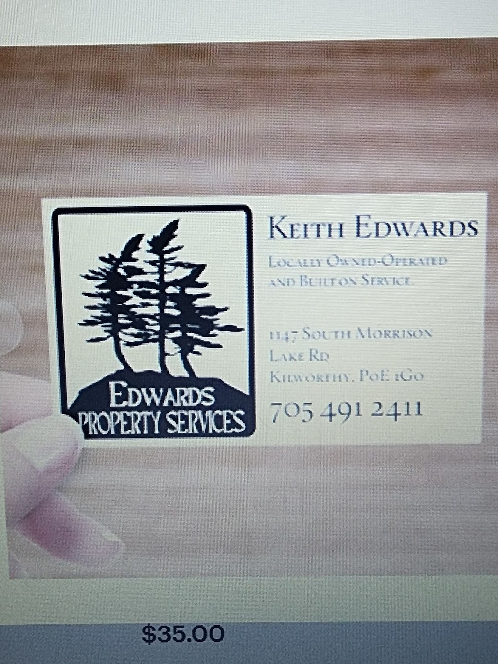 EDWARDS PROPERTY SERVICES | 1147 S Morrison Lake Rd, Kilworthy, ON P0E 1G0, Canada | Phone: (705) 491-2411