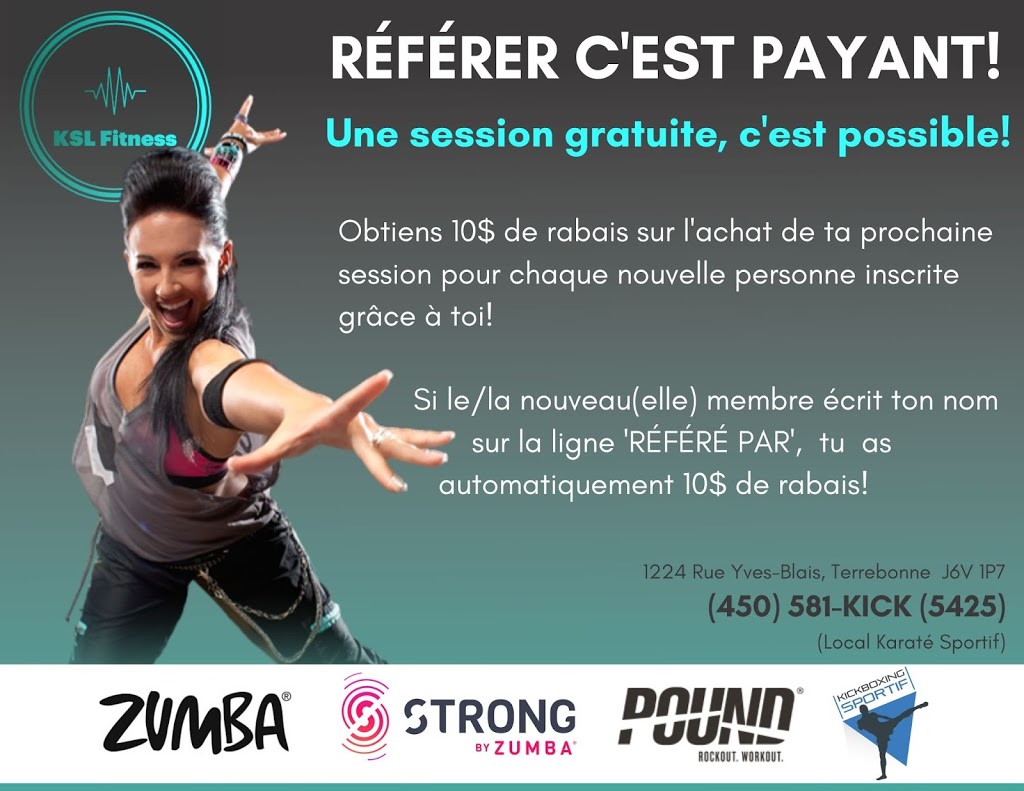 Zumba KSL - Terrebonne / Lachenaie | 1224 Rue Yves-Blais, Terrebonne, QC J6V 1P7, Canada | Phone: (450) 581-5425