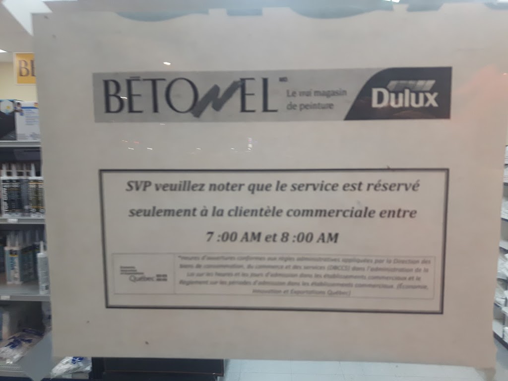 Bétonel/Dulux | 4500 Boulevard Henri-Bourassa, Québec, QC G1H 3A5, Canada | Phone: (418) 628-1298