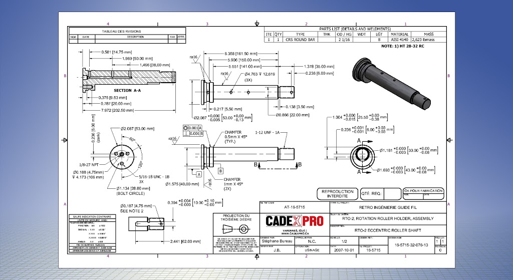 CADEXPRO | 128 Rue Alfred-Laliberte, Varennes, QC J3X 1V8, Canada | Phone: (514) 973-9439