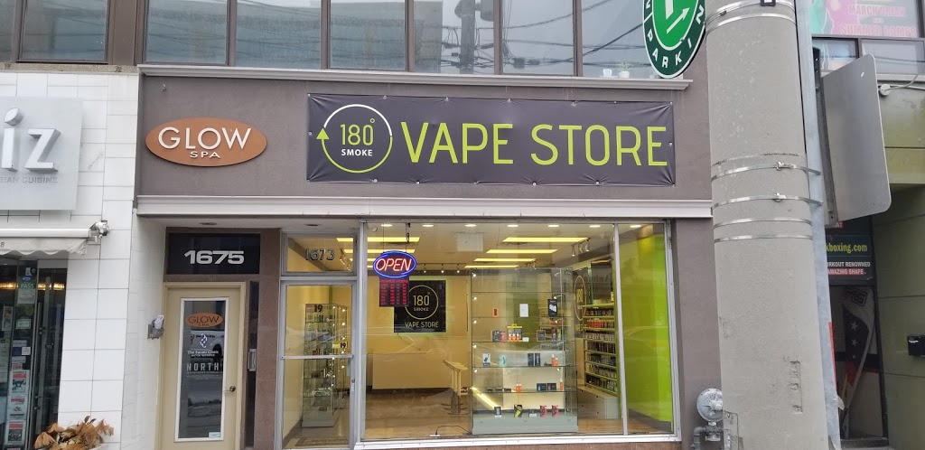 180 Smoke Vape Store | 1673 Bayview Ave, East York, ON M4G 3C1, Canada | Phone: (416) 482-2776