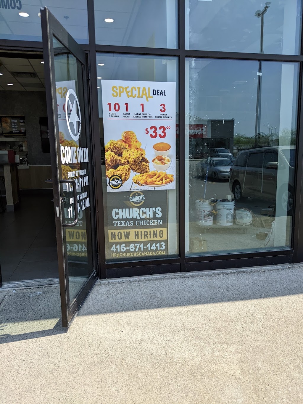 Churchs Texas Chicken formerly known Churchs Chicken | 2501 Hampshire Gate, Oakville, ON L6H 6C8, Canada | Phone: (289) 837-4122