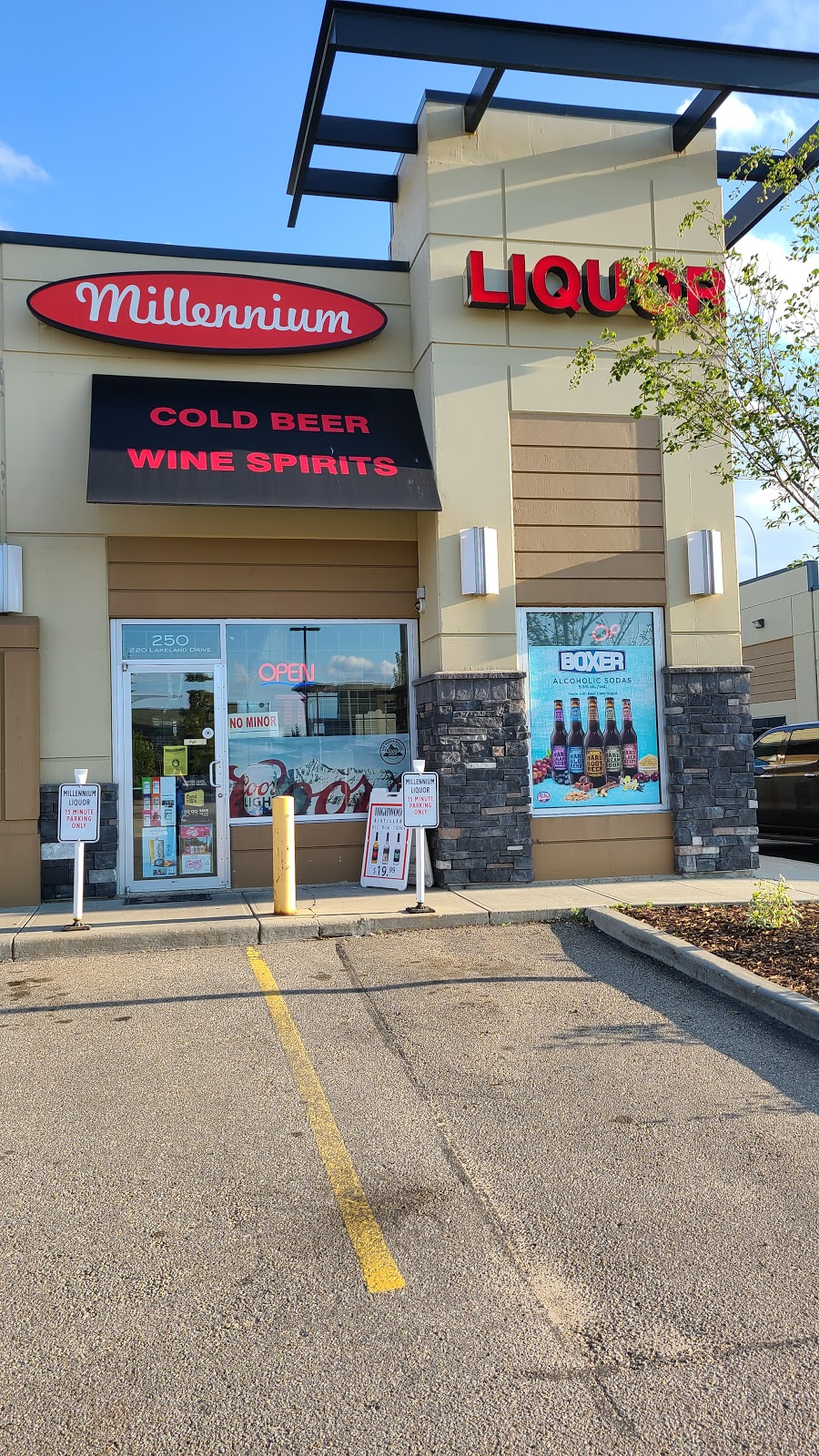 Millenium Liquor Store | 220 Lakeland Dr, Sherwood Park, AB T8H 0N6, Canada | Phone: (780) 467-9808