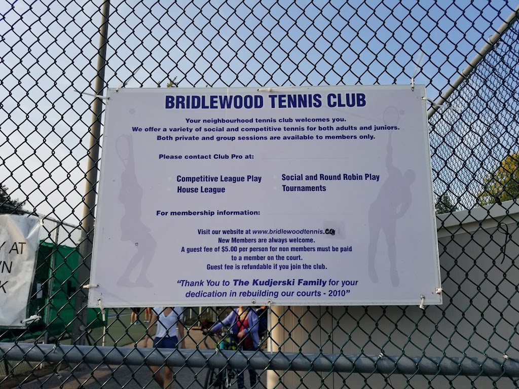 Bridlewood Tennis Club | 445 Huntingwood Dr, Scarborough, ON M1W 1G3, Canada | Phone: (416) 392-2489