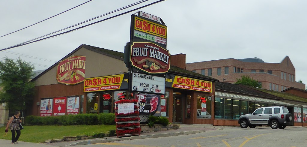 Burnhamthorpe Fruit Market | 3647 Dixie Rd, Mississauga, ON L4Y 2B3, Canada | Phone: (905) 625-1692