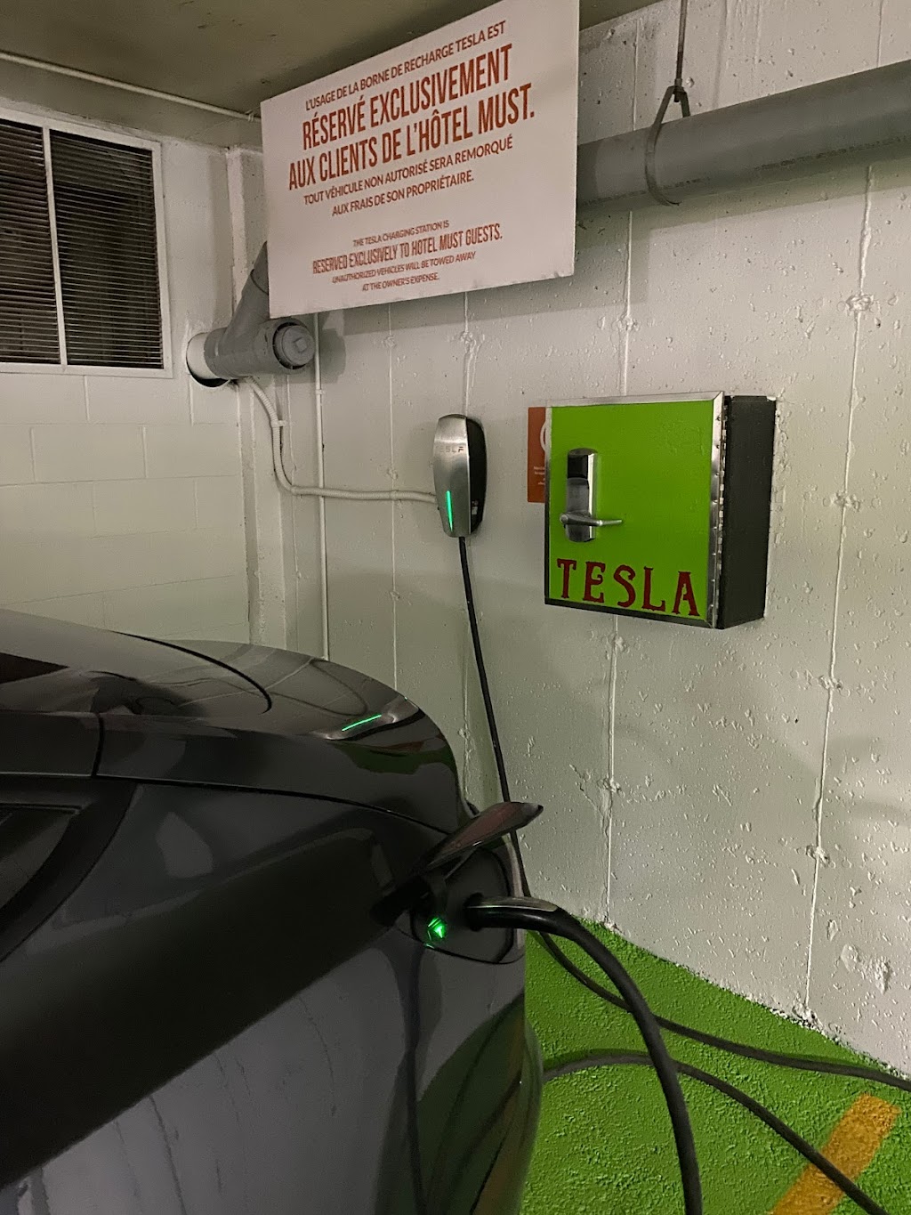 Tesla Destination Charger | 1345 Rte de lAéroport, LAncienne-Lorette, QC G2E 2J1, Canada | Phone: (800) 567-5276