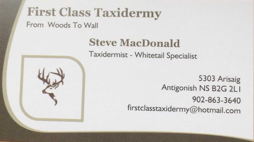 First class taxidermy | 5303 Arisaig Hwy 245, Antigonish, NS B2G 2L1, Canada | Phone: (902) 863-3640