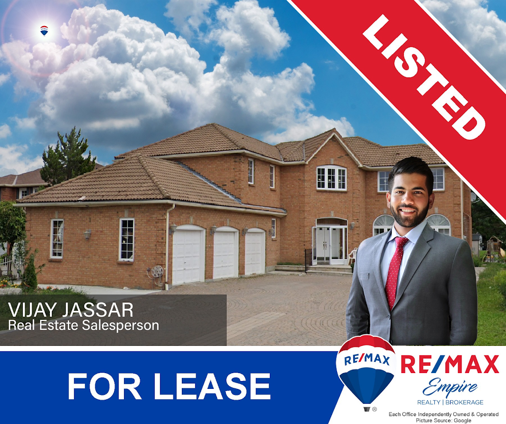 Vijay Jassar Realtor | RE/MAX EMPIRE REALTY, 8321 Kennedy Rd Unit 92&93, Markham, ON L3R 5N4, Canada | Phone: (647) 906-6659