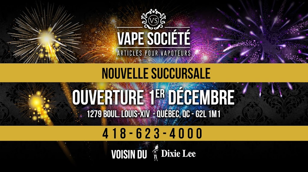 Vape Société | 1279 Bd Louis-XIV, Québec, QC G2L 1M1, Canada | Phone: (418) 623-4000