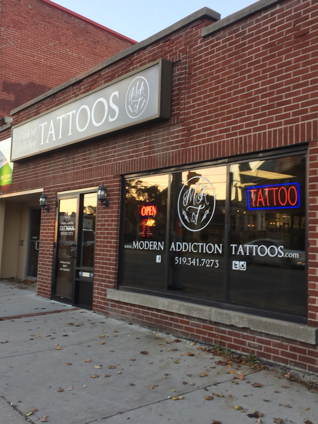 Modern Addiction Tattoos | 169 Woolwich St, Guelph, ON N1H 3V4, Canada | Phone: (519) 341-7273