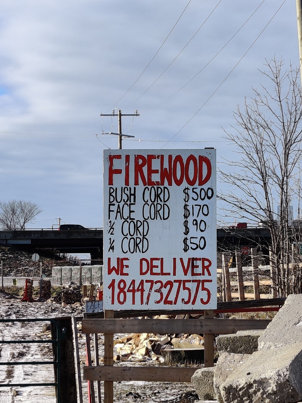 Canal RD Firewood | 1153 Canal Rd, Bradford, ON L3Z 2A6, Canada | Phone: (844) 732-7575