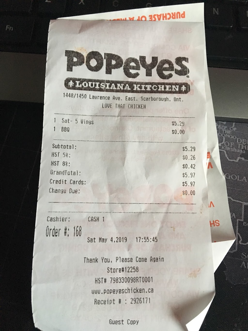 Popeyes Louisiana Kitchen | 1448 Lawrence Ave E, Scarborough, ON M4A 2V6, Canada | Phone: (647) 348-6644