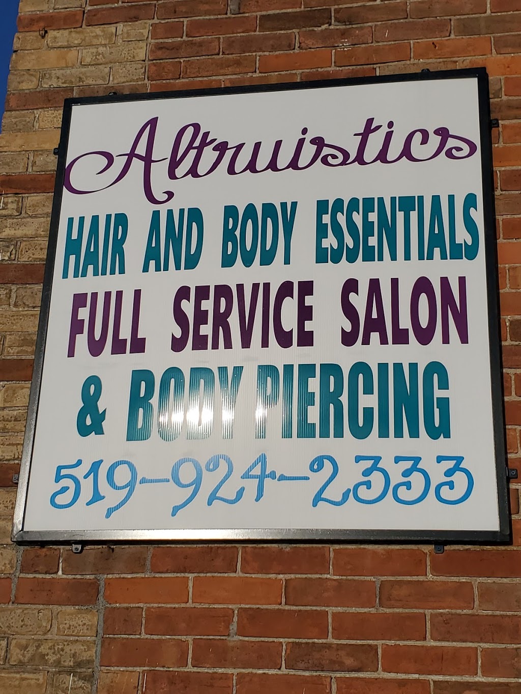 Altruistics Hair & Body Essentials | 45 Collingwood St, Flesherton, ON N0C 1E0, Canada | Phone: (519) 924-2333