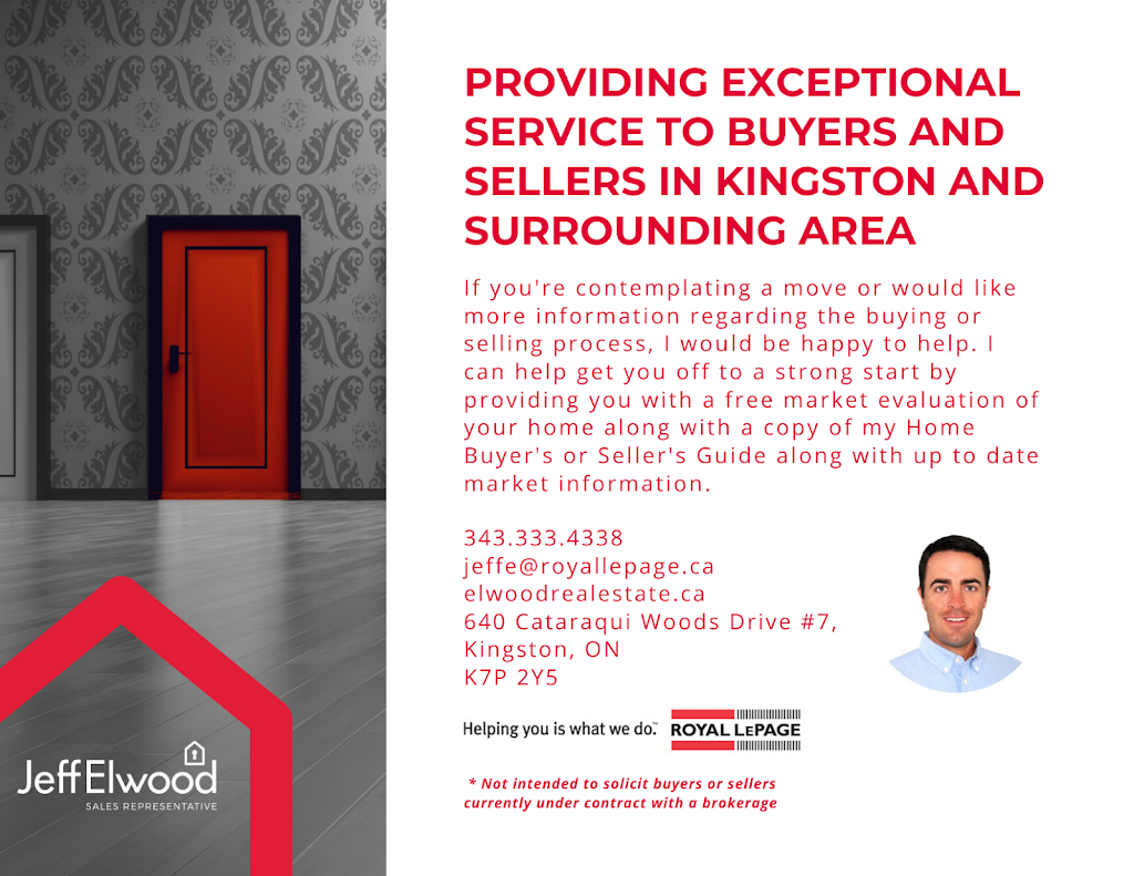 Jeff Elwood: Royal LePage ProAlliance Realty, Brokerage | 640 Cataraqui Woods Dr, Kingston, ON K7P 2Y5, Canada | Phone: (343) 333-4338