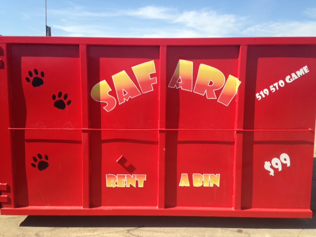 Safari Rent A Bin | 427 Albert St, Waterloo, ON N2L 3V2, Canada | Phone: (519) 570-4263