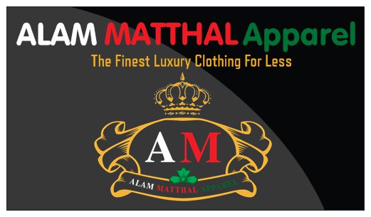 alam matthal apparel | 91 Hildenboro Square, Scarborough, ON M1W 1Y2, Canada | Phone: (416) 875-1640