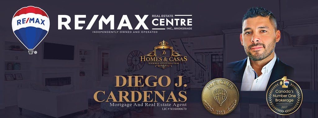 REMAX REAL ESTATE CENTRE INC. Diego J. Cardenas-Homes and Casas | 7070 St Barbara Blvd, Mississauga, ON L5W 0E6, Canada | Phone: (905) 795-1900