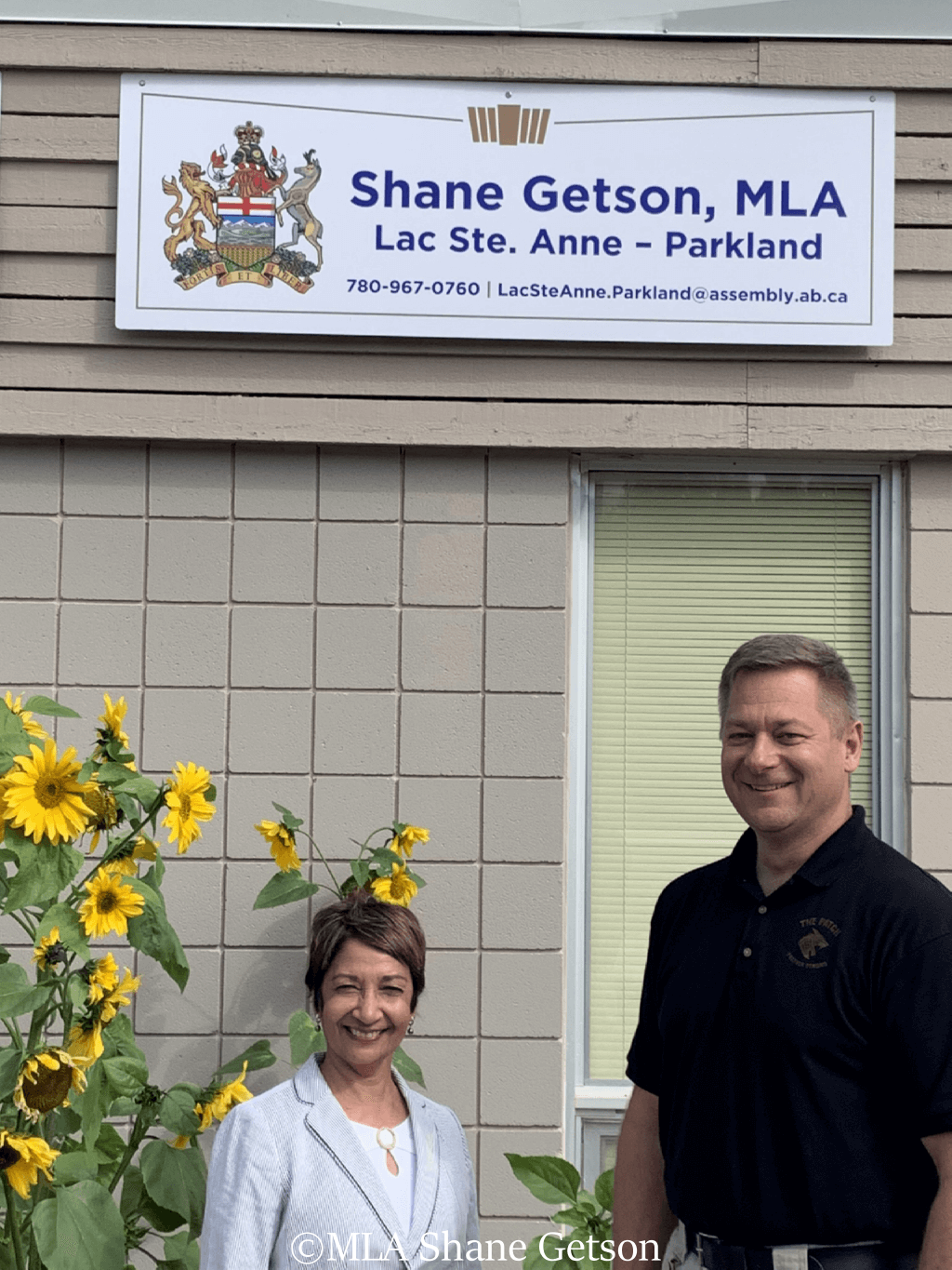 MLA Shane Getson UCP, Lac Ste. Anne-Parkland, AB | 4708 Lac St Anne Trail N #18, Onoway, AB T0E 1V0, Canada | Phone: (780) 967-0760