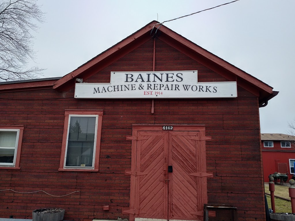 Baines Machine & Repair Works | 4162 James St, Petrolia, ON N0N 1R0, Canada | Phone: (519) 882-0760