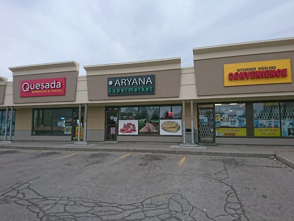 Aryana Supermarket | 324 Highland Rd W unit 4, Kitchener, ON N2M 5G2, Canada | Phone: (519) 208-1313